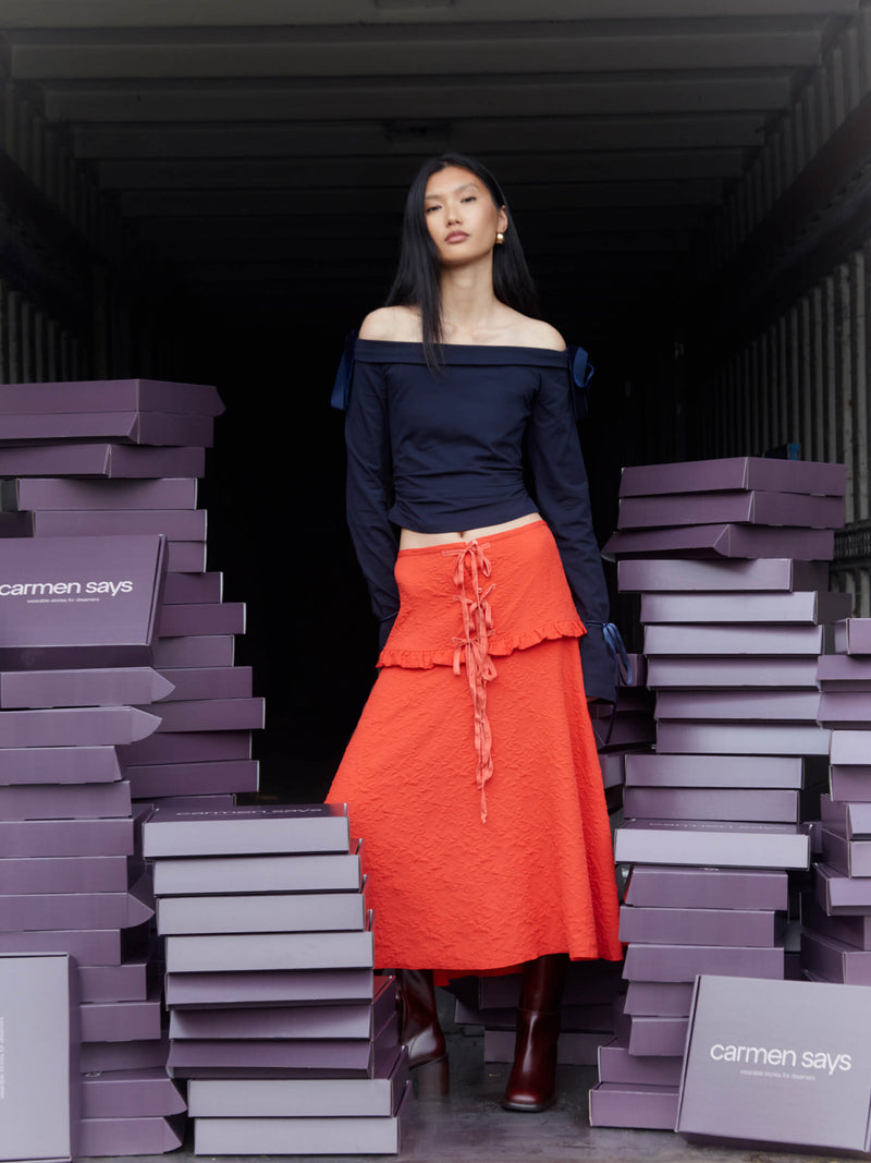 Gift Red Skirt falda
