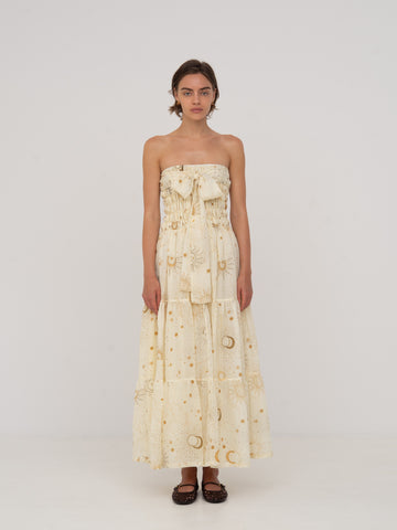 Grace Solar System-Printed Maxi Dress