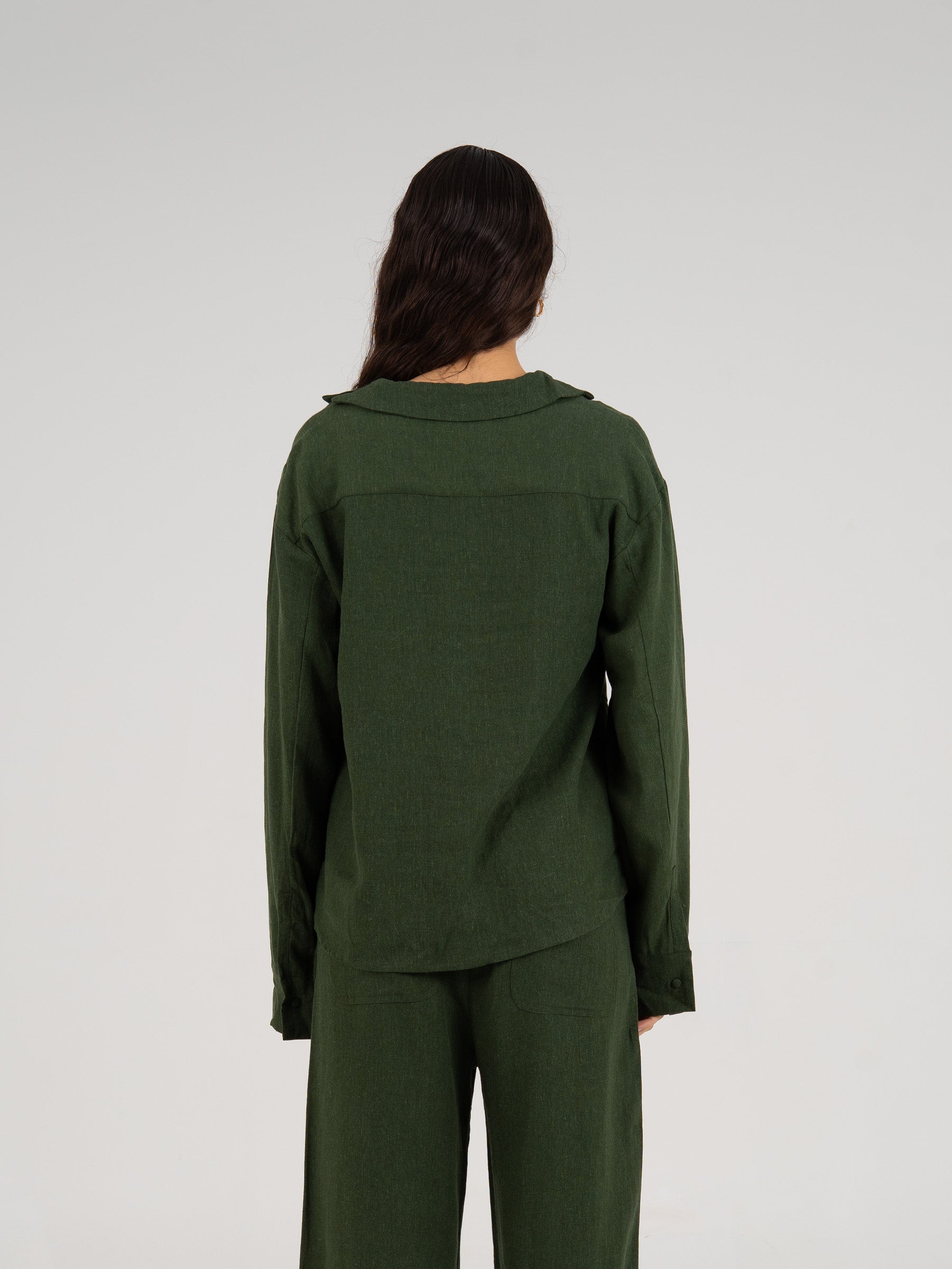 Grinch Green Linen Shirt camisas y camisetas