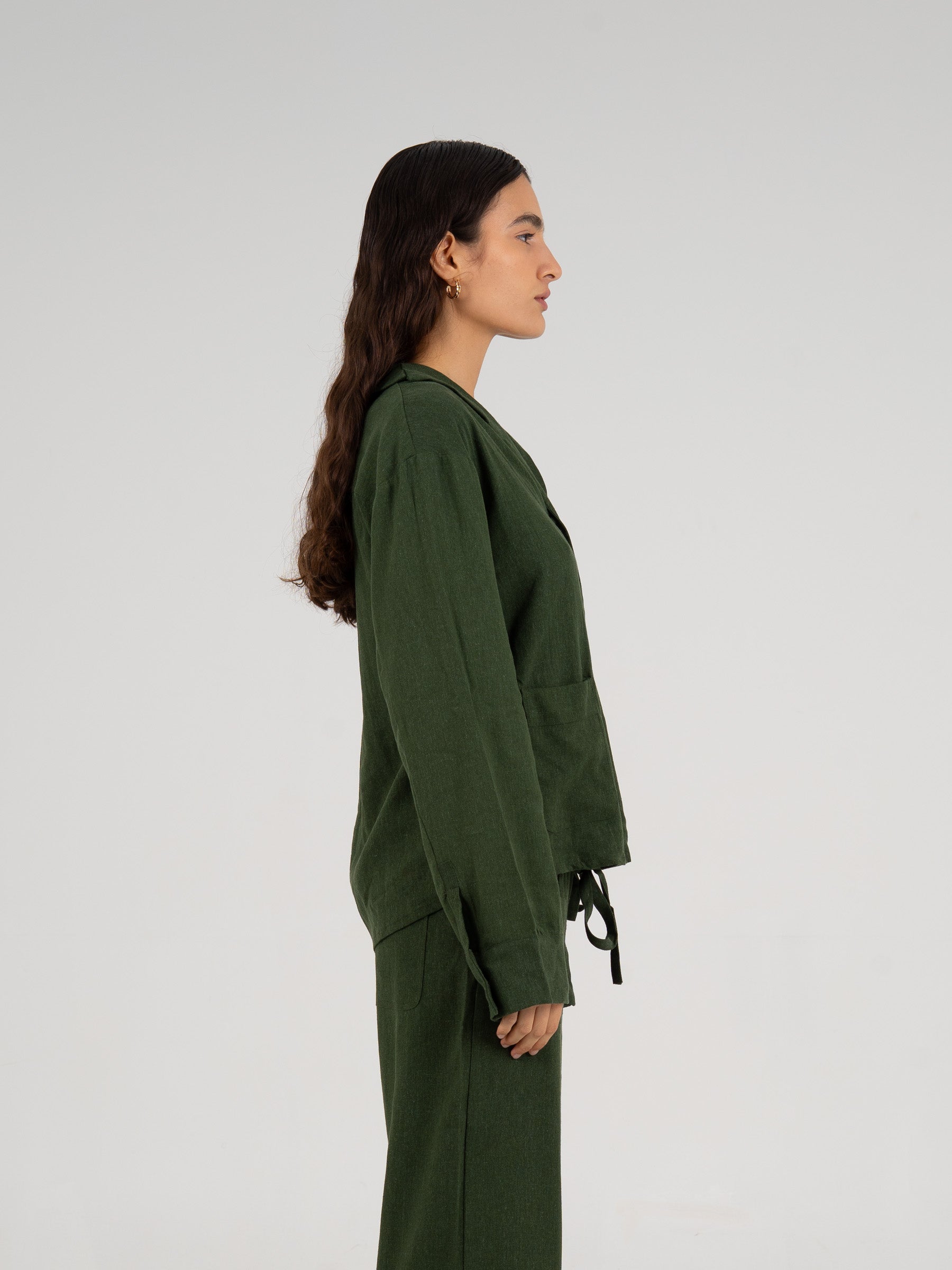 Grinch Green Linen Shirt camisas y camisetas