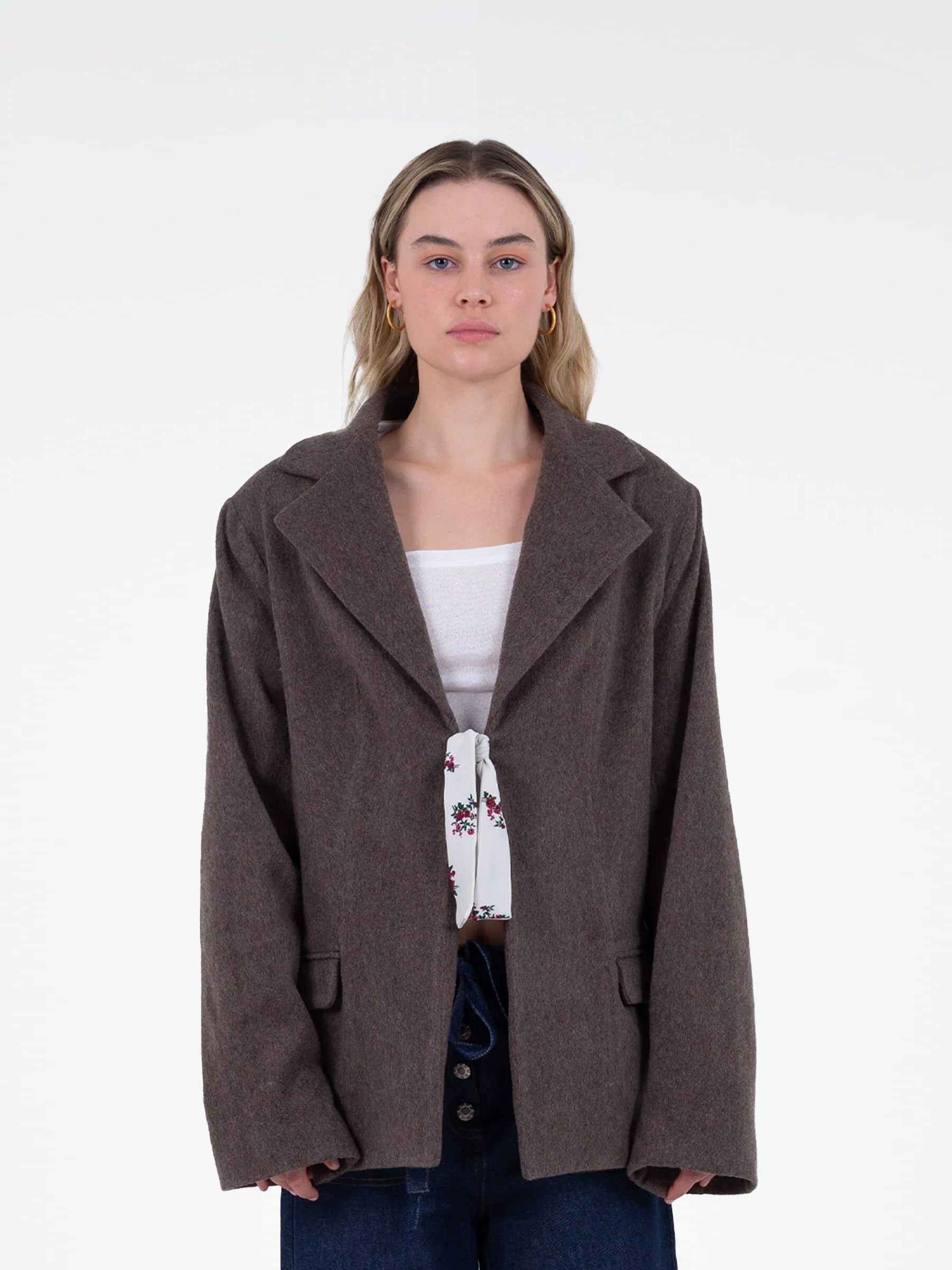 Haven Brown Blazer chaqueta