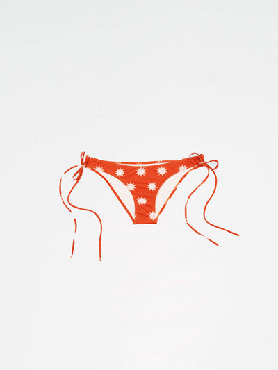 Illusion Sun-Printed Bikini Bottom