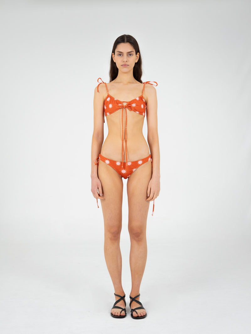 Illusion Sun-Printed Bikini Bottom accesorios
