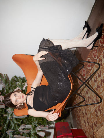 Joy Fitted Black Top