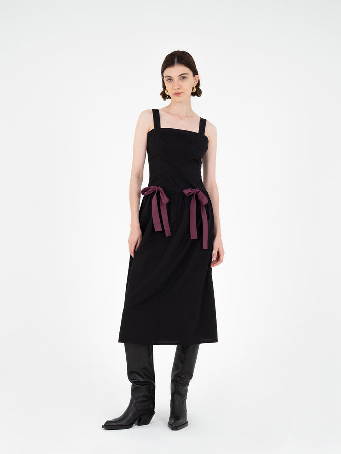 Kind Black Midi Dress 