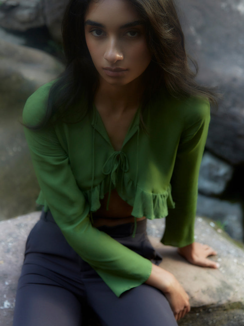 Leaf blouse camisas y camisetas