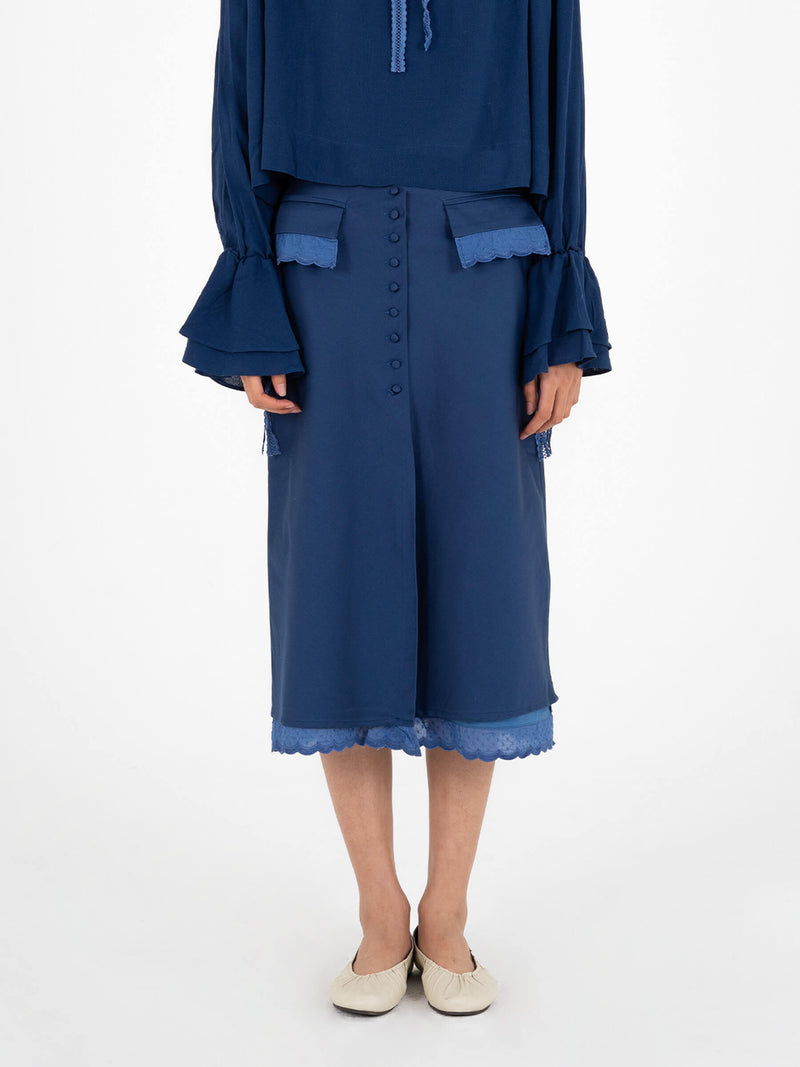 Lilt Blue Skirt falda