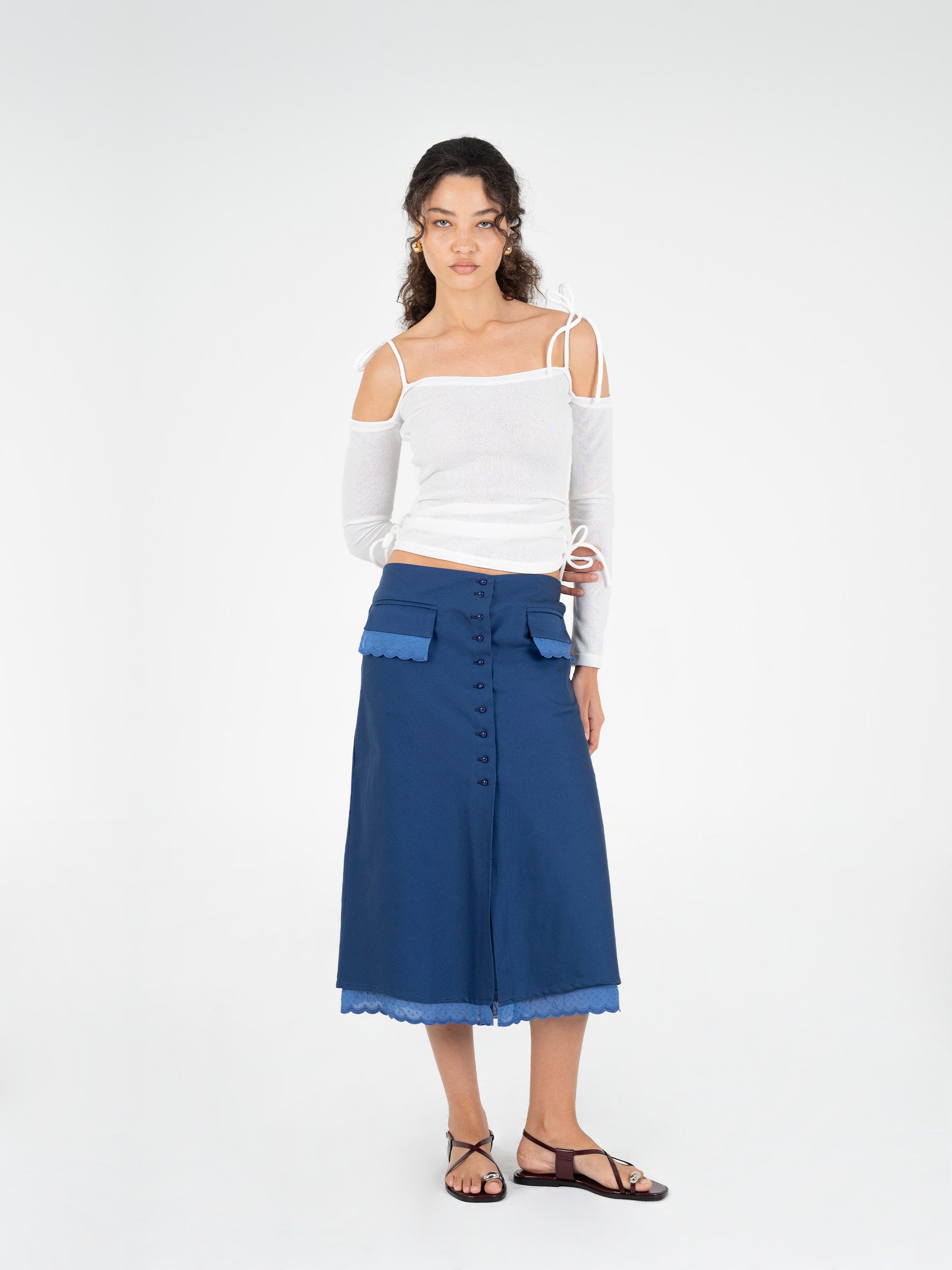 Lilt Blue Skirt falda