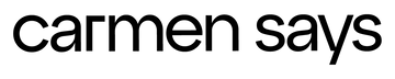 Carmen Says logo
