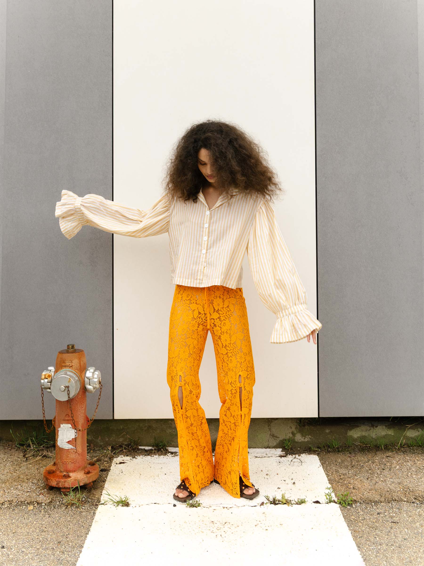 Long Striped Spirit Top camisas y camisetas