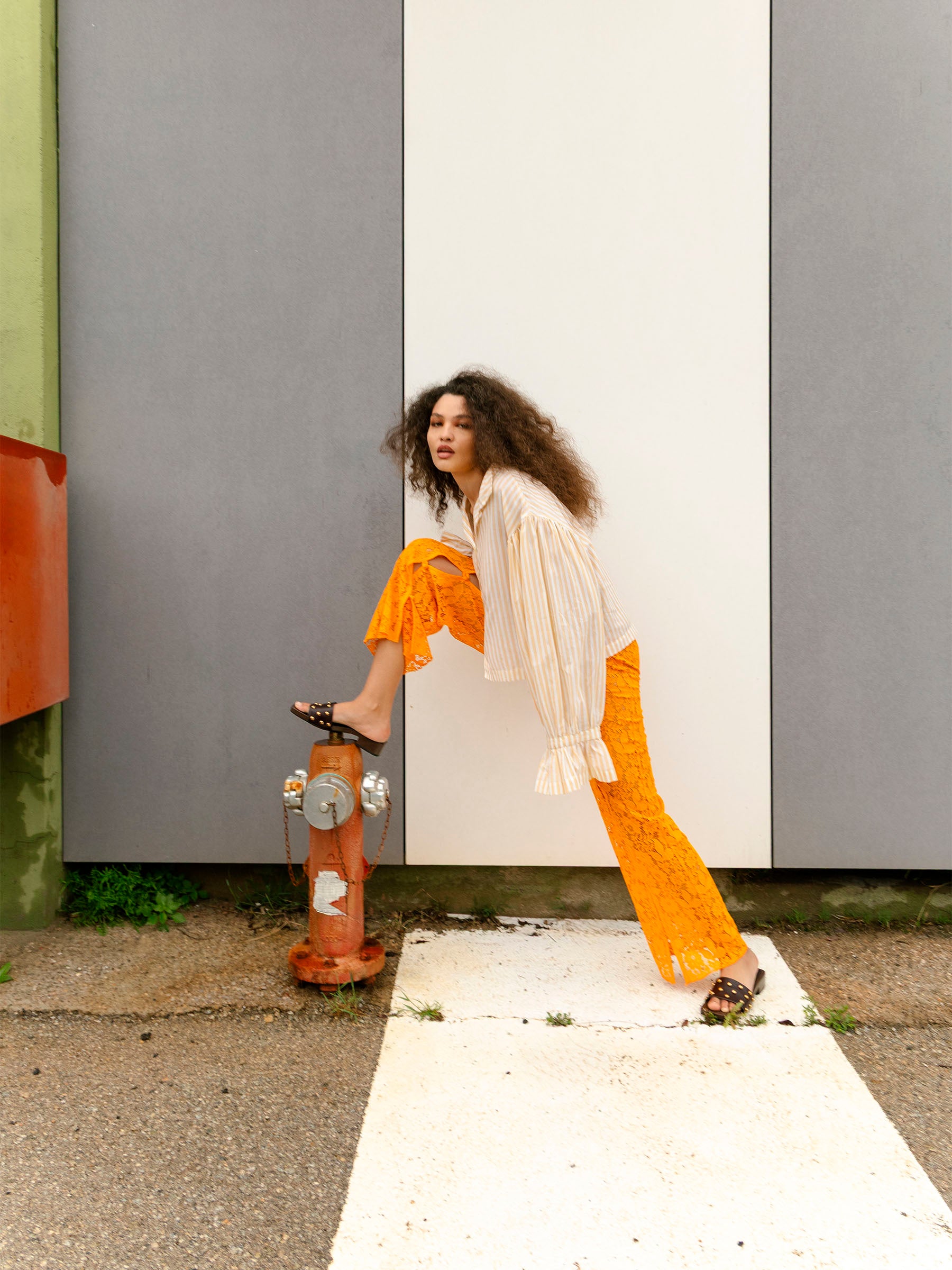 Long Striped Spirit Top camisas y camisetas