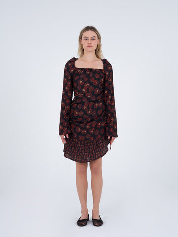 Lullaby Floral-Printed Short Dress