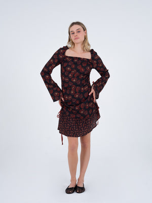 Lullaby Floral-Printed Short Dress