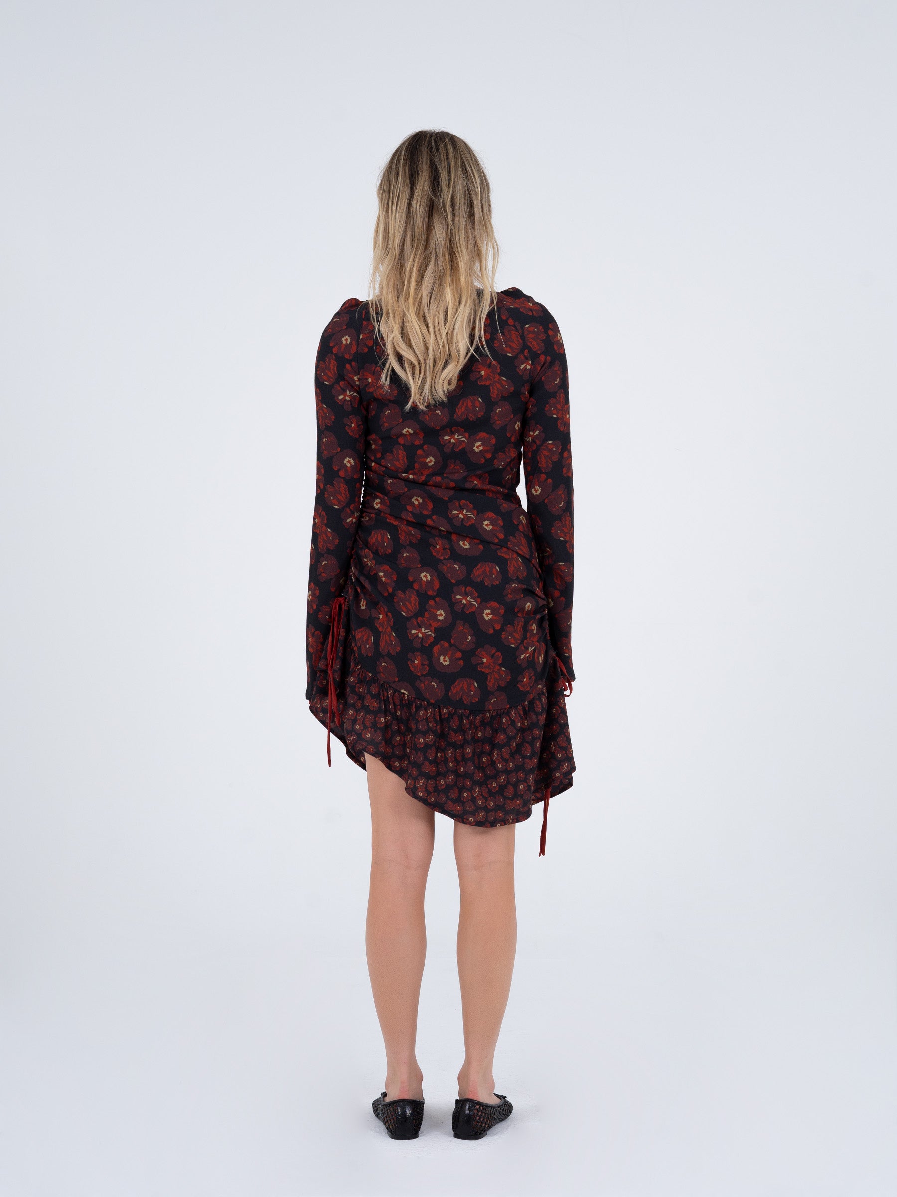 Lullaby Floral-Printed Short Dress vestidos