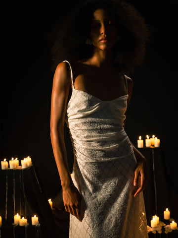 Luna White Lace Dress