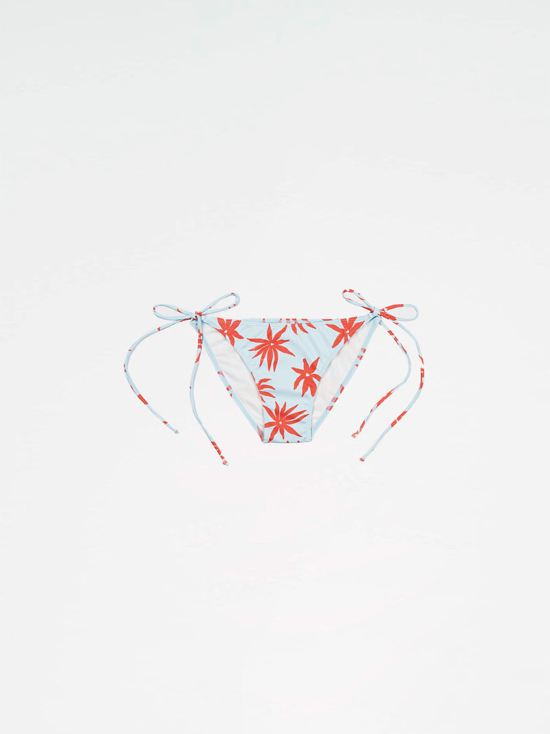 Magician Floral Print Blue Bikini Bottom camisas y camisetas