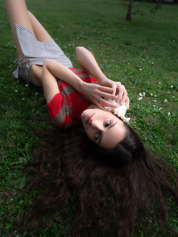 Magnus Brown Striped Beach Wrap