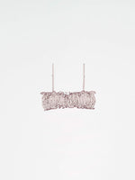 Completa tu look con Magnus Brown Striped Bikini Top