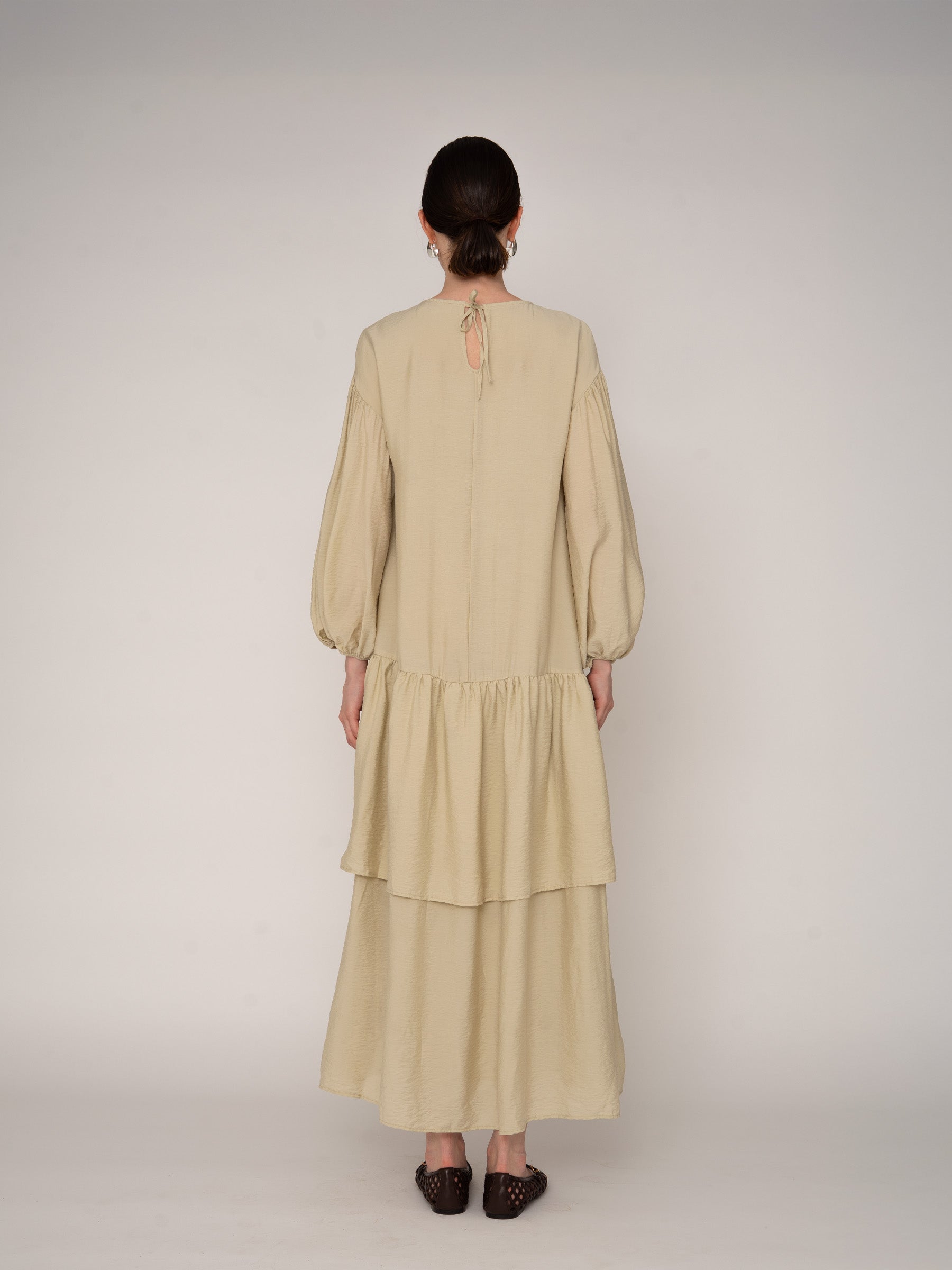 Maison Cream Maxi Dress vestidos