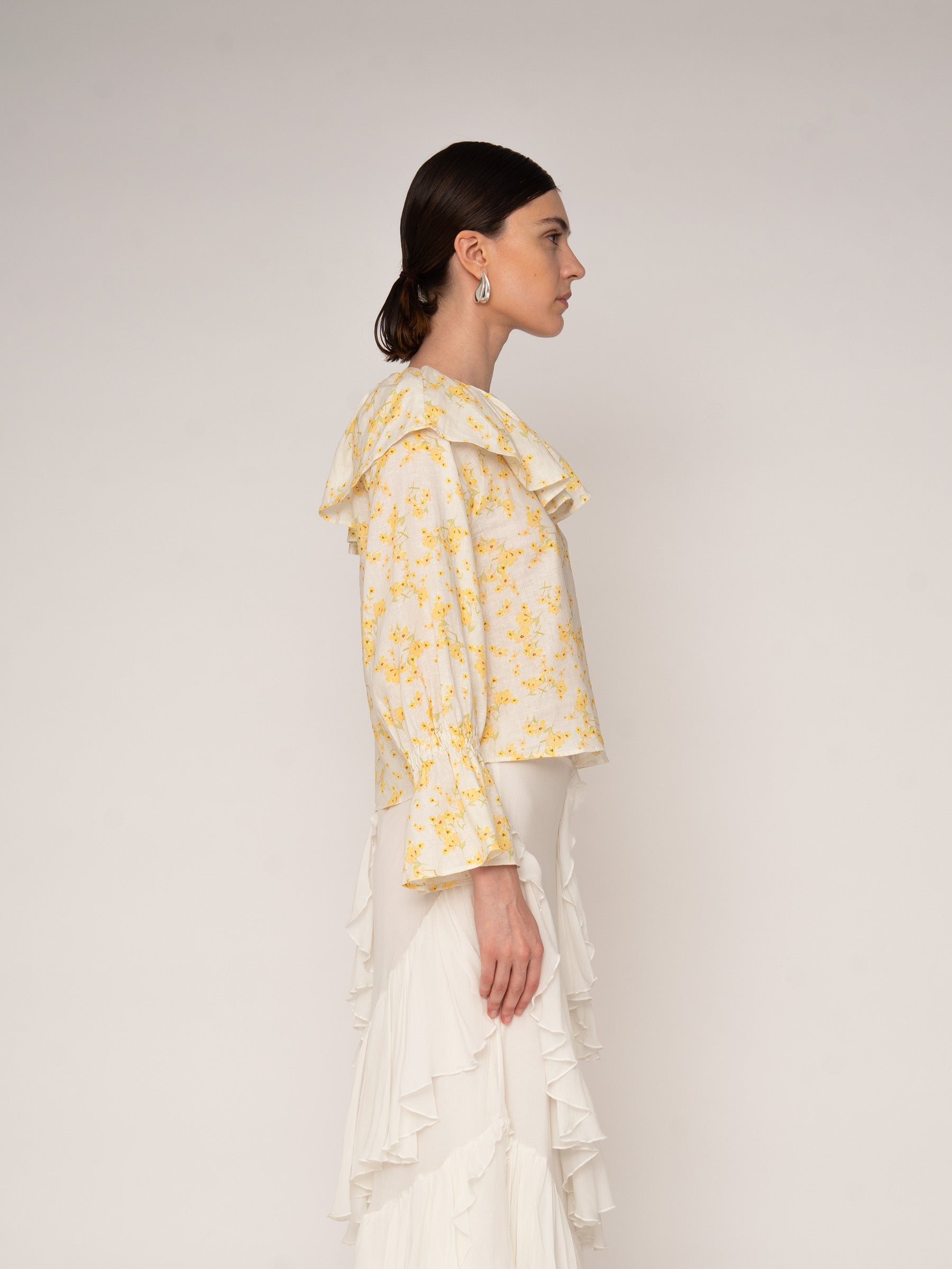 Marguerite Floral Print Blouse top