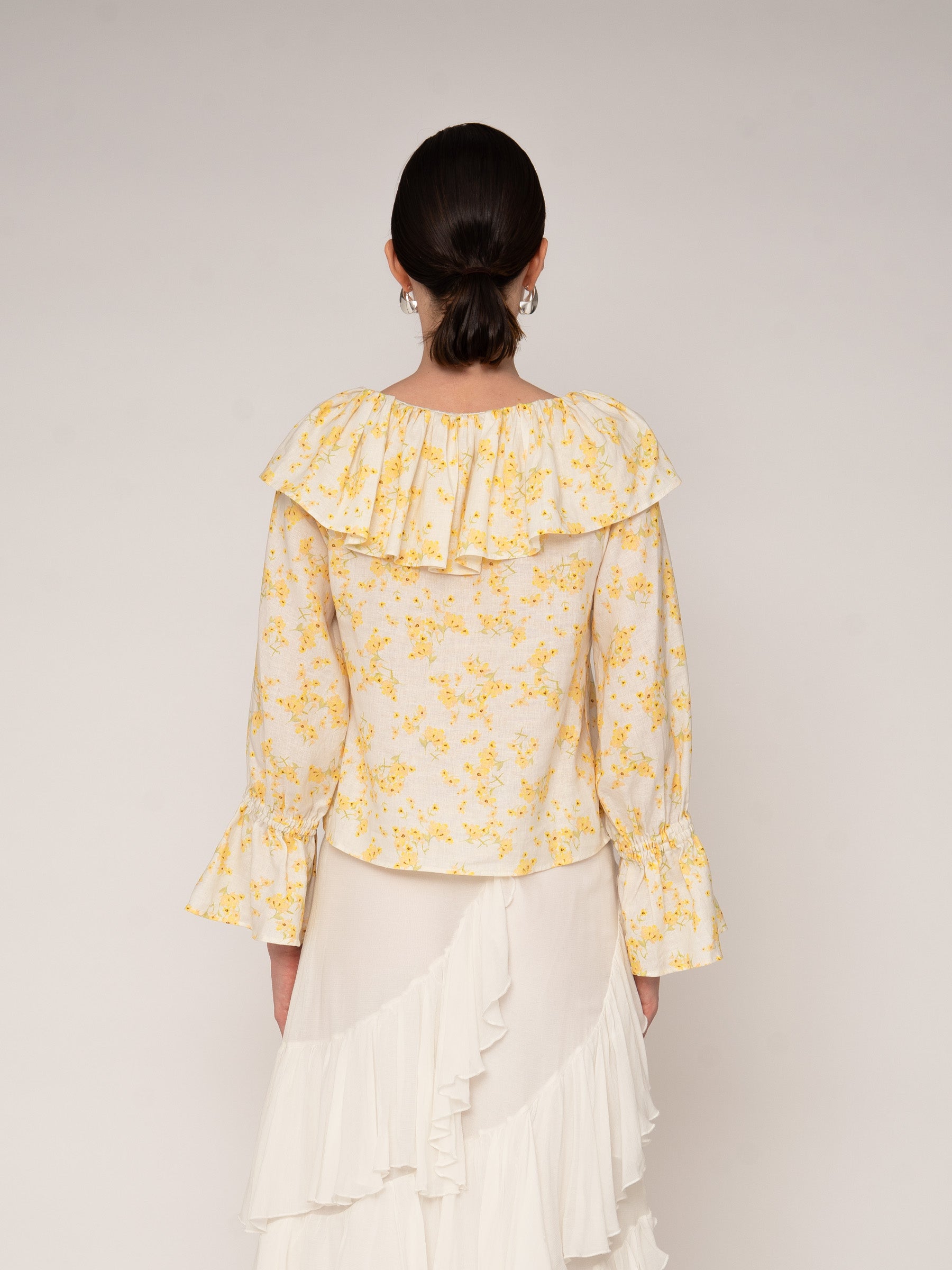 Marguerite Floral Print Blouse top