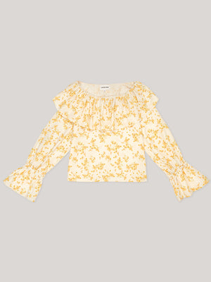 Marguerite Floral Print Blouse