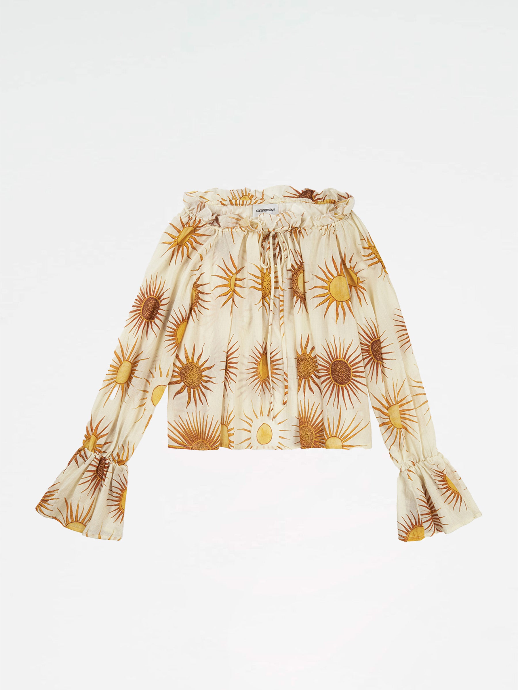 Marisol Sun-Printed Top camisas y camisetas