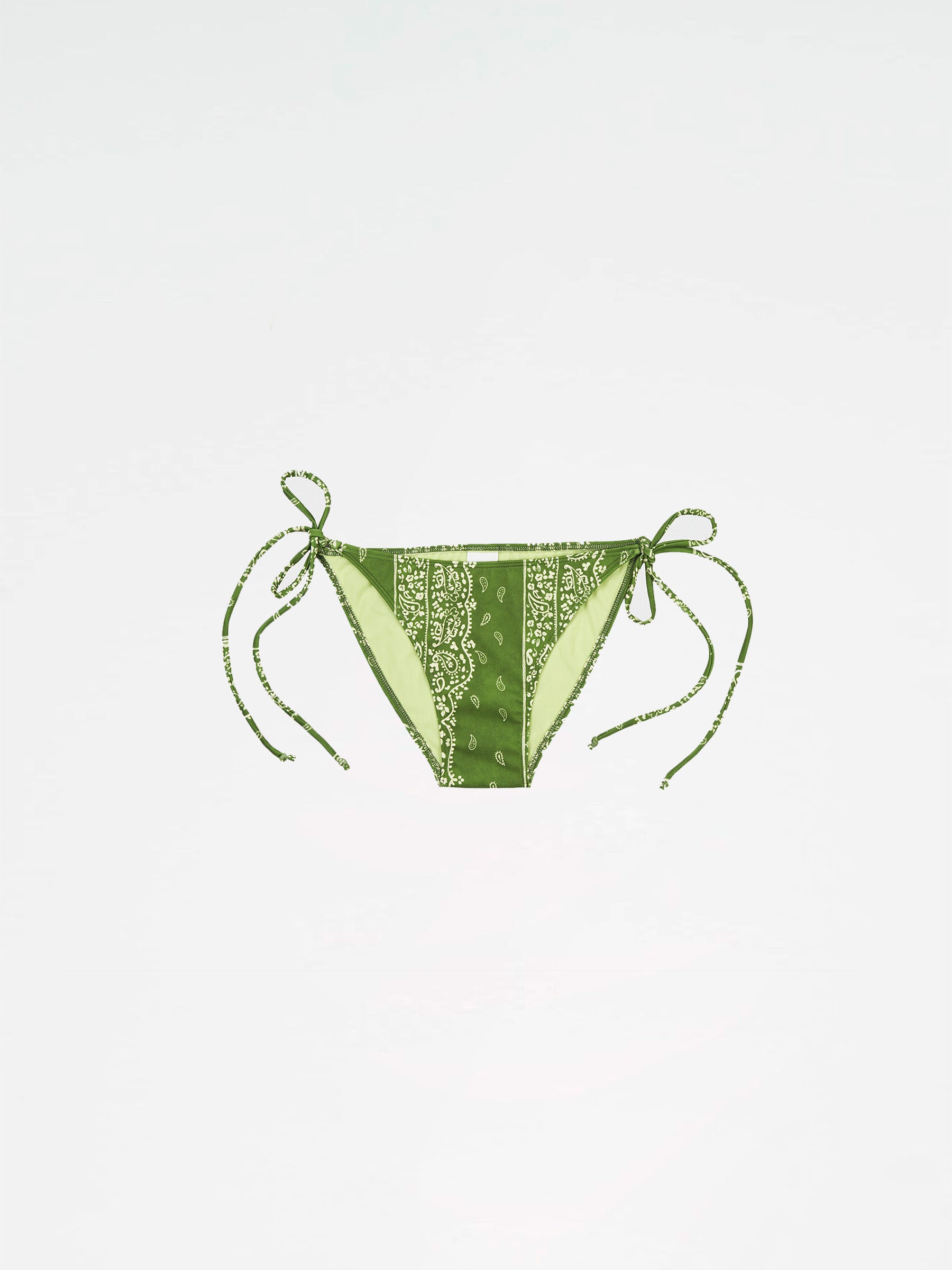 Master Green Paisley-Style Print Bikini Bottom accesorios