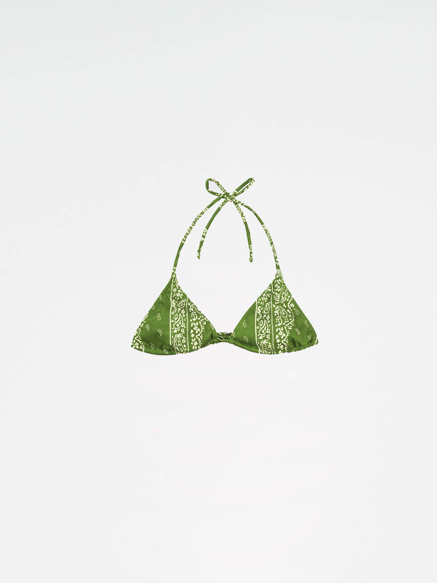 Master Green Paisley-Style Print Bikini Top accesorios