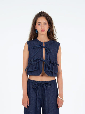 Meadow Denim Vest