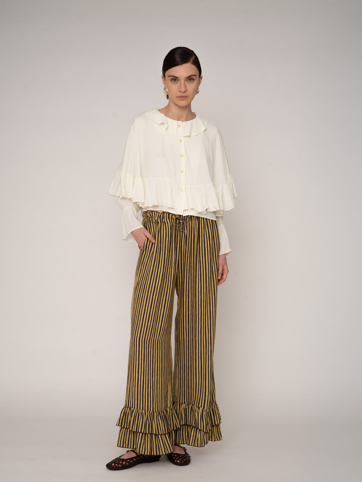 Mousse White Blouse top