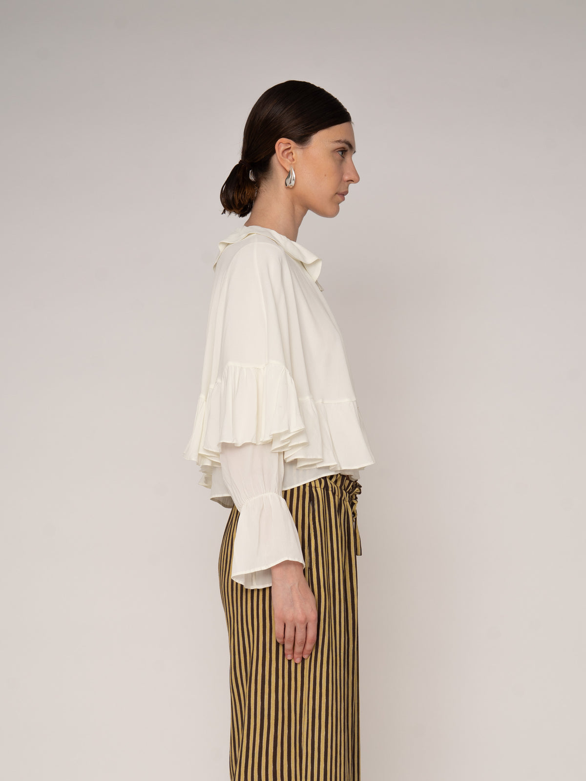Mousse White Blouse top