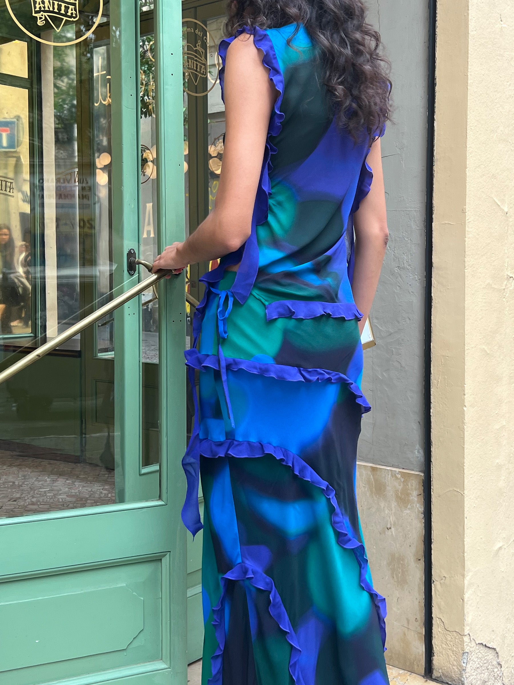 Navy Fantasy Skirt falda