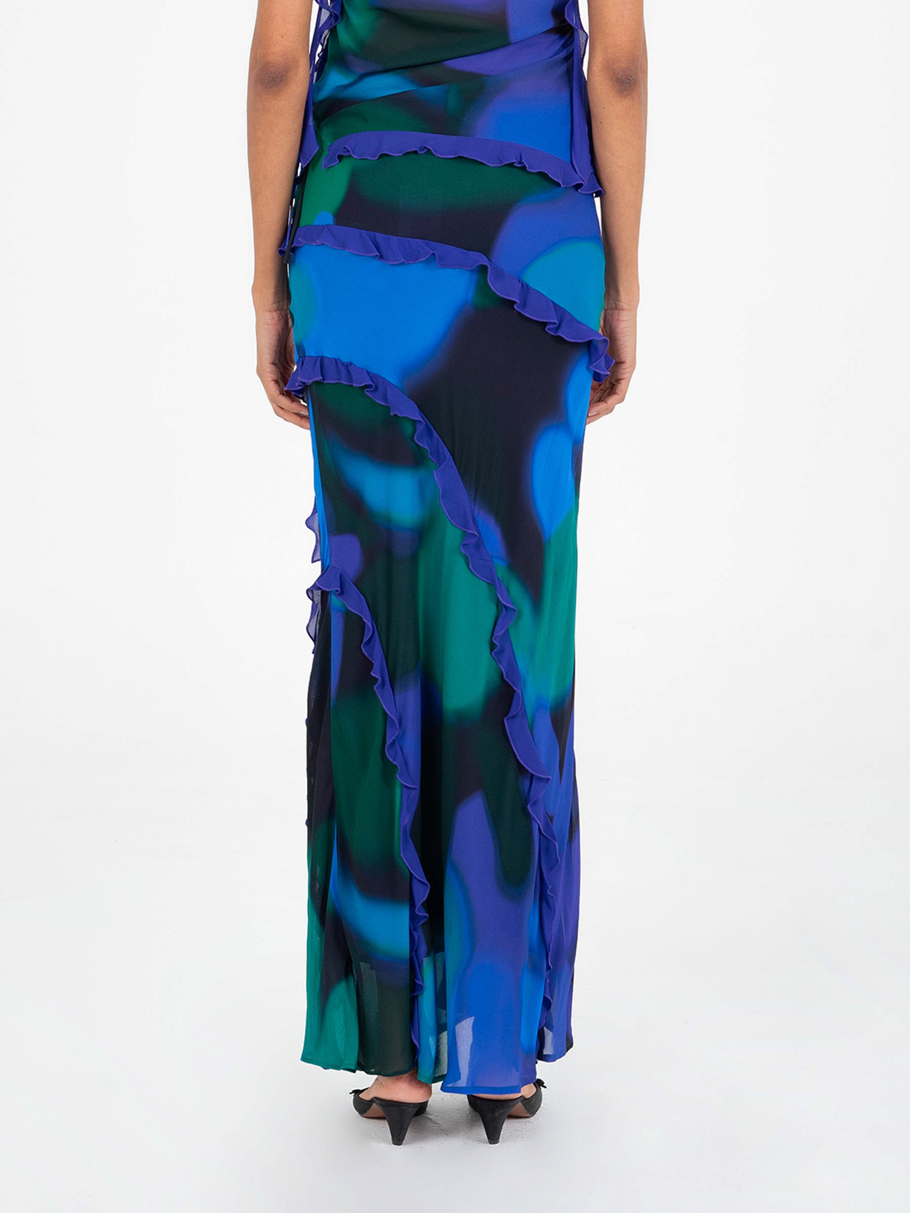 Navy Fantasy Skirt falda