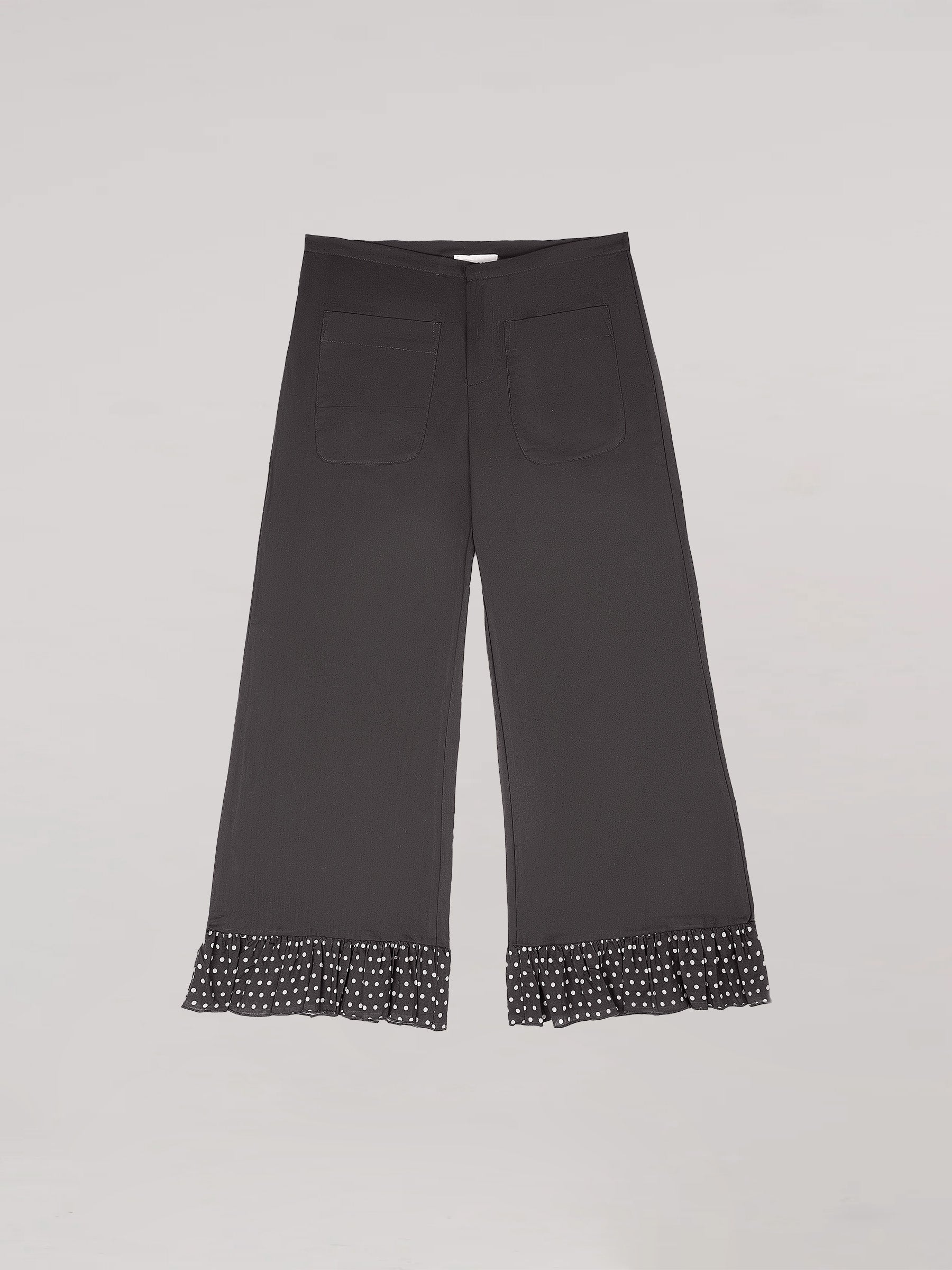 Night Noctis Brown Polka Dot Pants pantalones