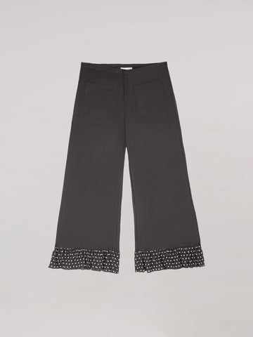 Night Noctis Brown Polka Dot Pants