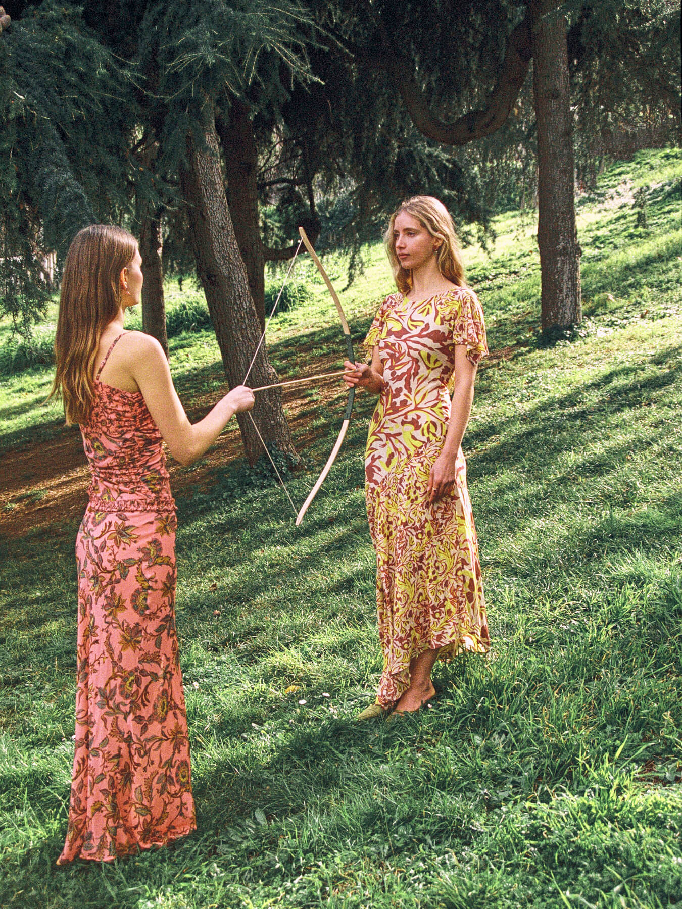 Multi-colored floral print maxi dress | Carmen Says