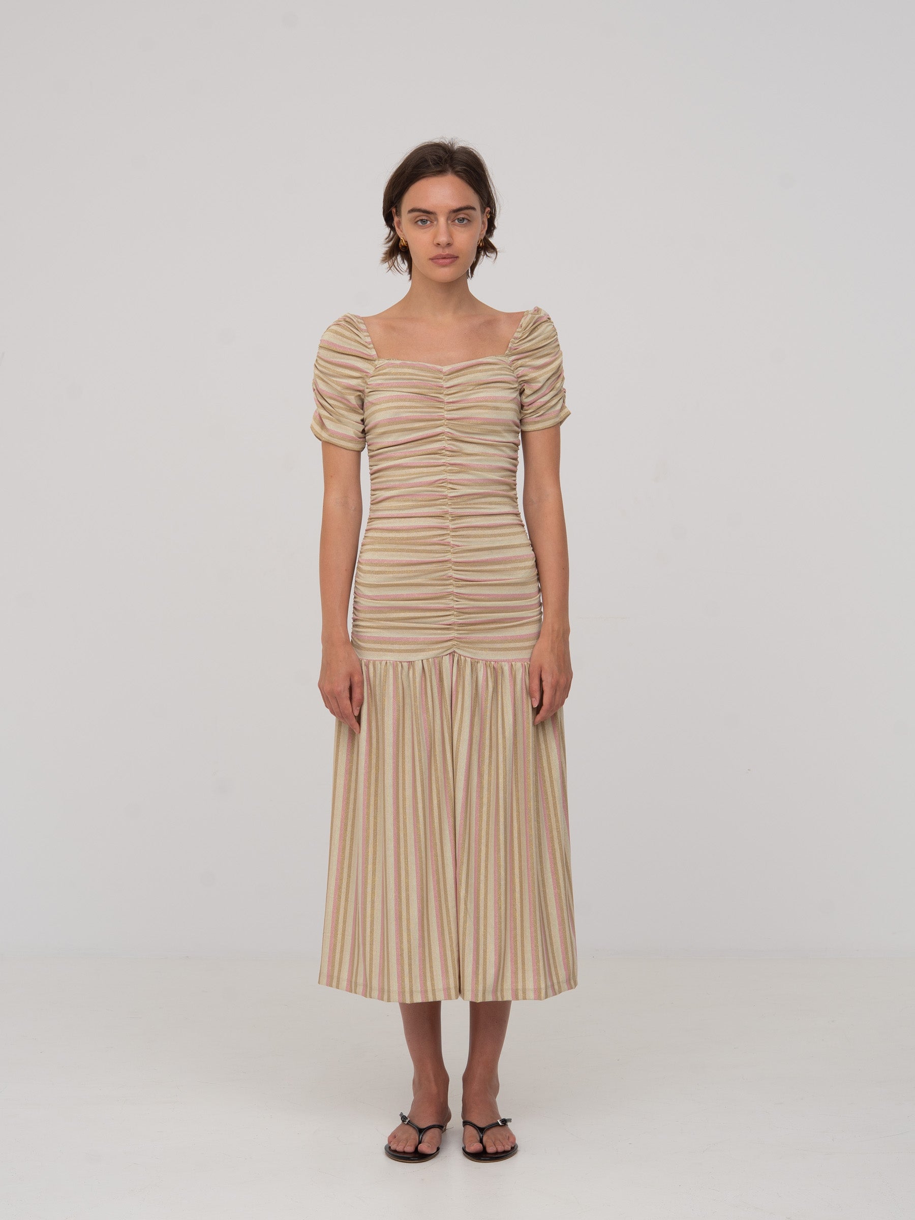 Persephone Striped Dress vestidos