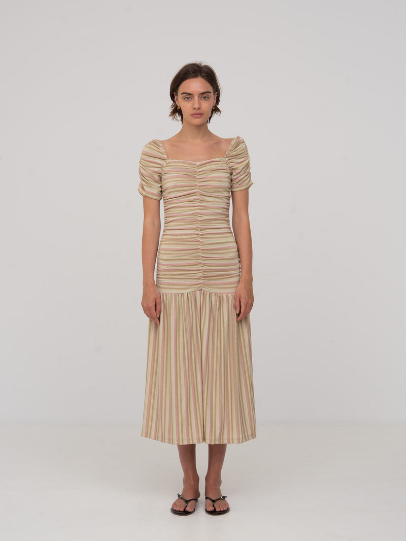 Persephone Striped Dress vestidos
