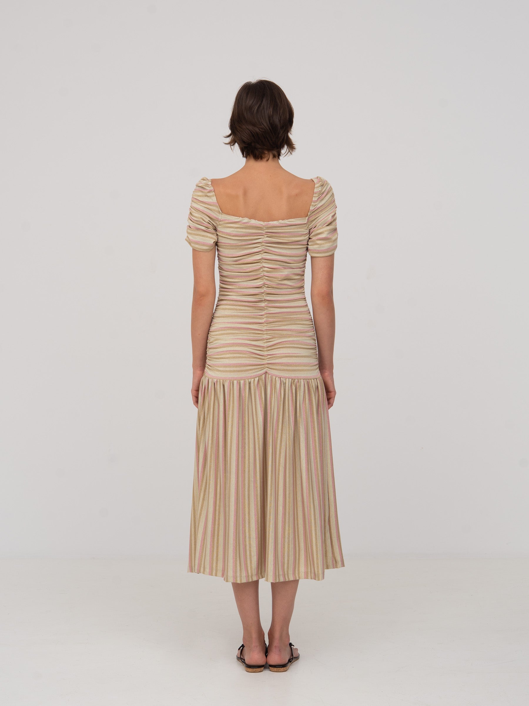 Persephone Striped Dress vestidos