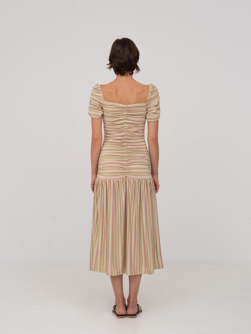 Persephone Striped Dress vestidos