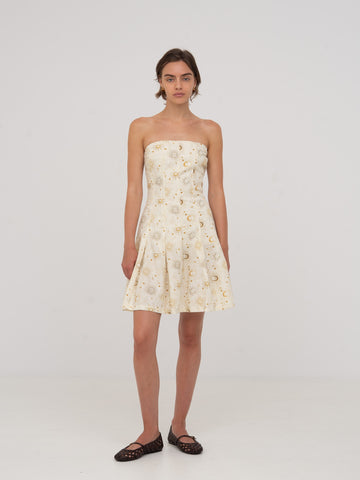 Priest Solar System-Printed Mini Dress