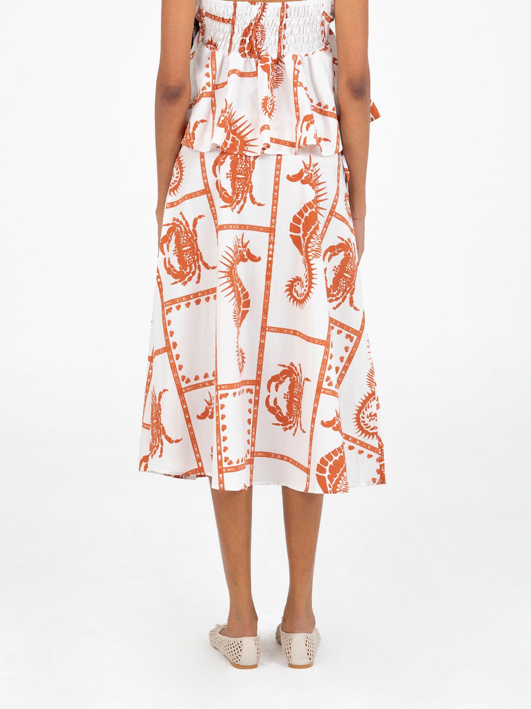 Puck Ocean-Inspired Skirt falda