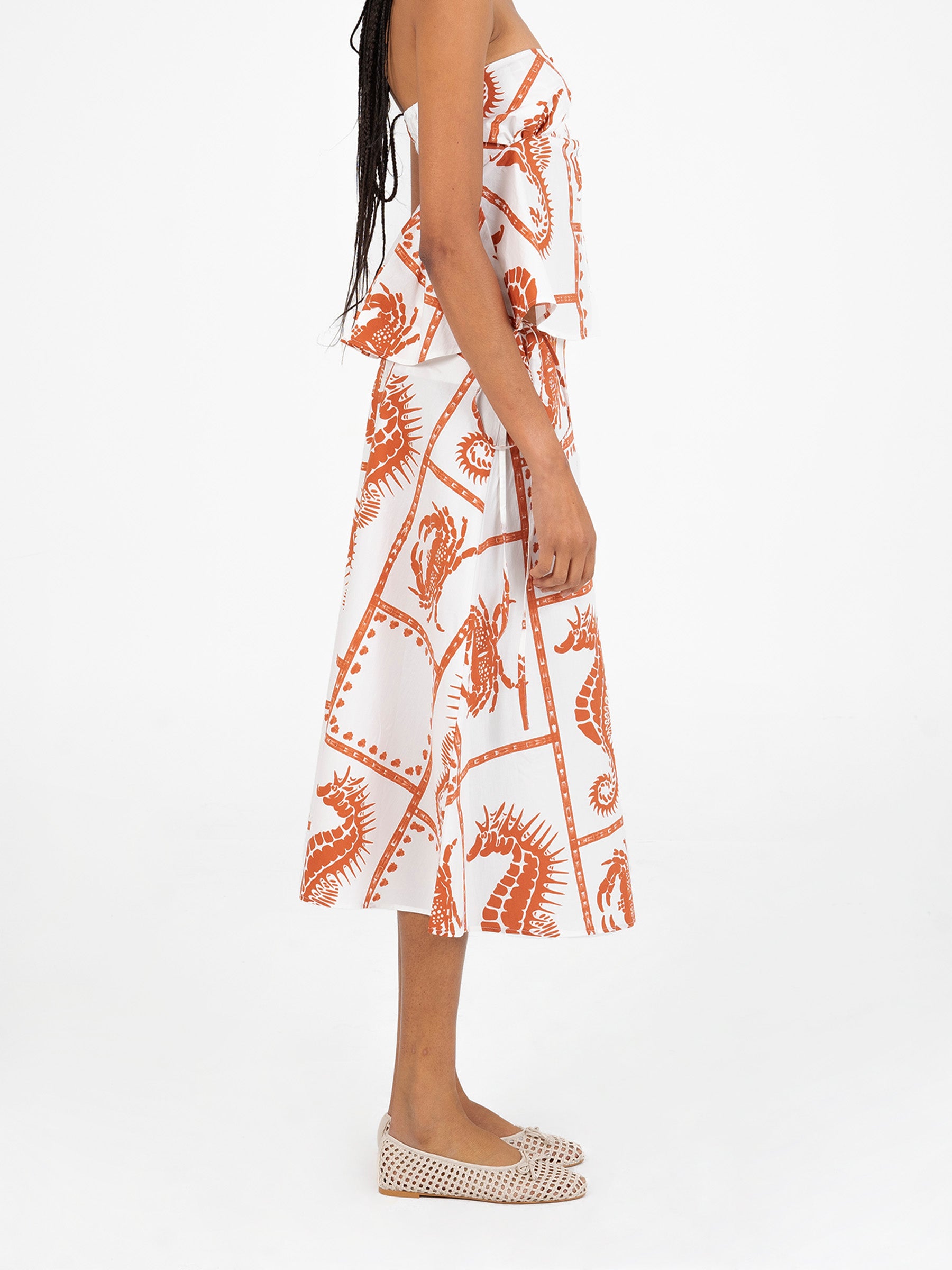 Puck Ocean-Inspired Skirt falda