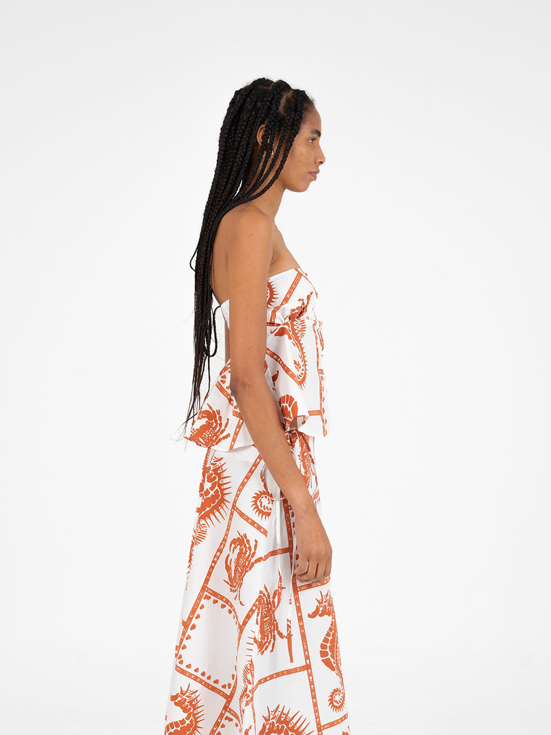 Puck Ocean-Inspired Top top
