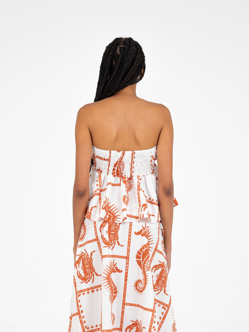Puck Ocean-Inspired Top top
