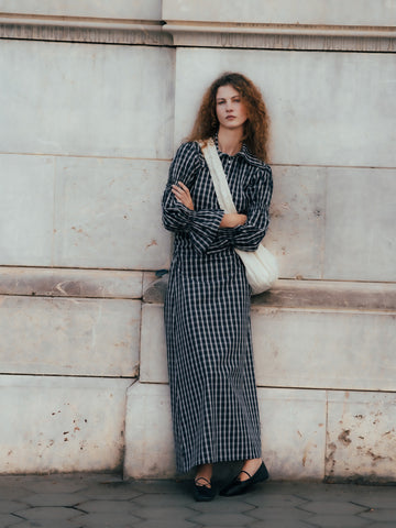 Quirk Plaid Maxi Dress