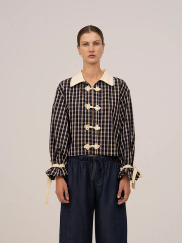 Quirk Plaid Blue Shirt