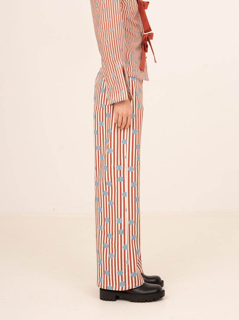 Doll Red Striped Jeans