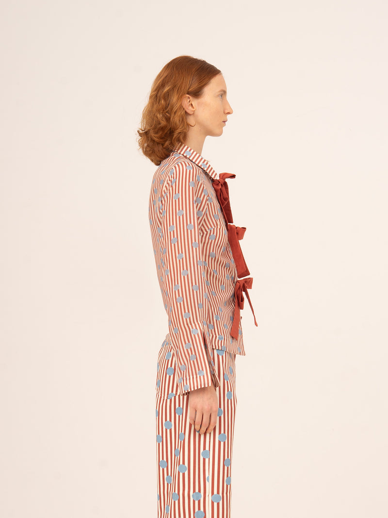 Doll Red Striped Shirt